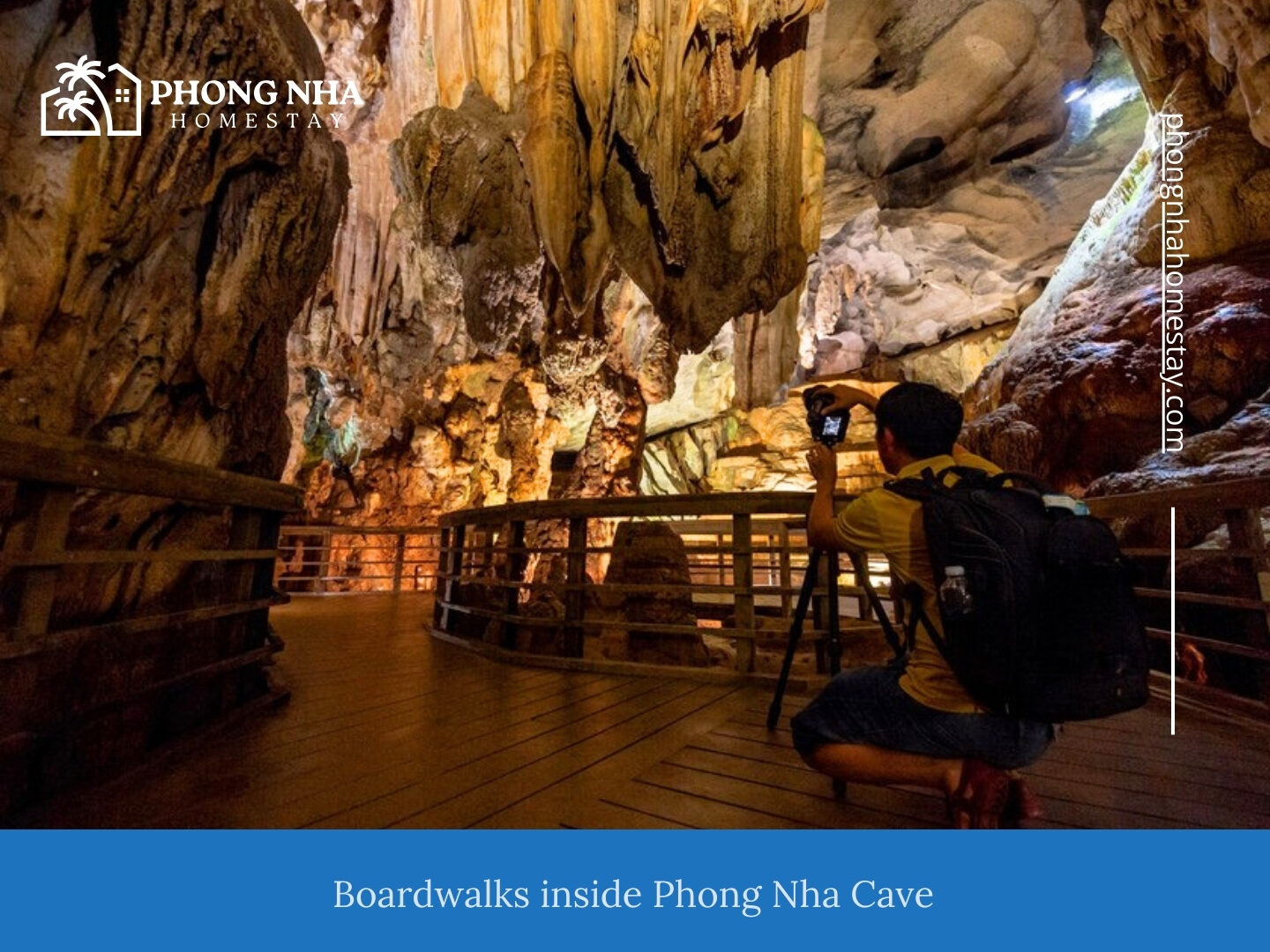 Boardwalks-inside-Phong-Nha-Cave